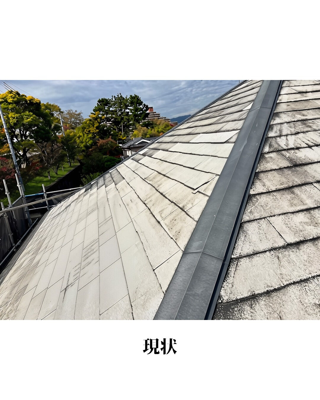 ストレート（コロニアル）屋根塗装🏠